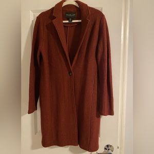 Gently Used Womens Burgandy Rachel Zoe Wool Coat